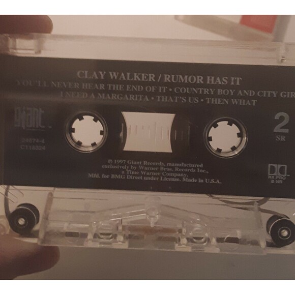 5 Country Cassettes Tapes George Strait Reba Tim McGraw Clay Walker Cool Country - Picture 11 of 11